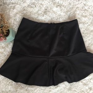 Peplum Flare Skirt